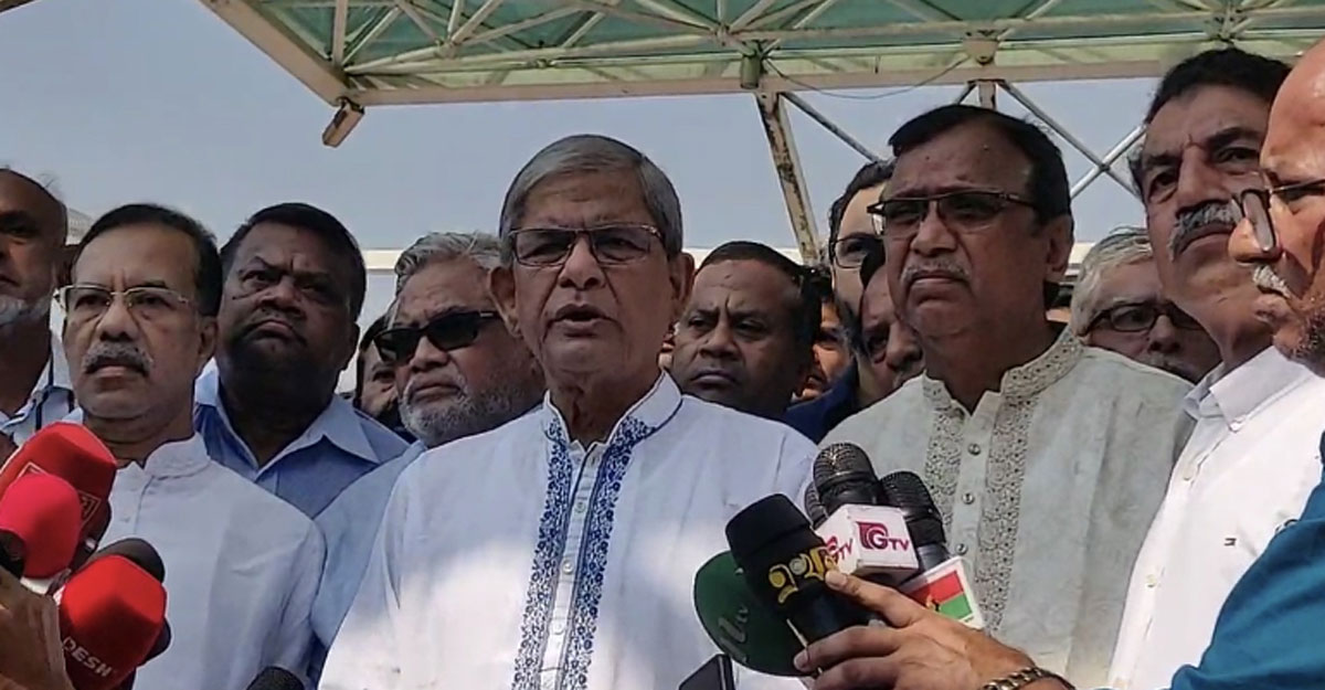 হারিয়ে যাওয়া বাংলাদেশ ফিরে পেতে লড়াই করছি : ফখরুল